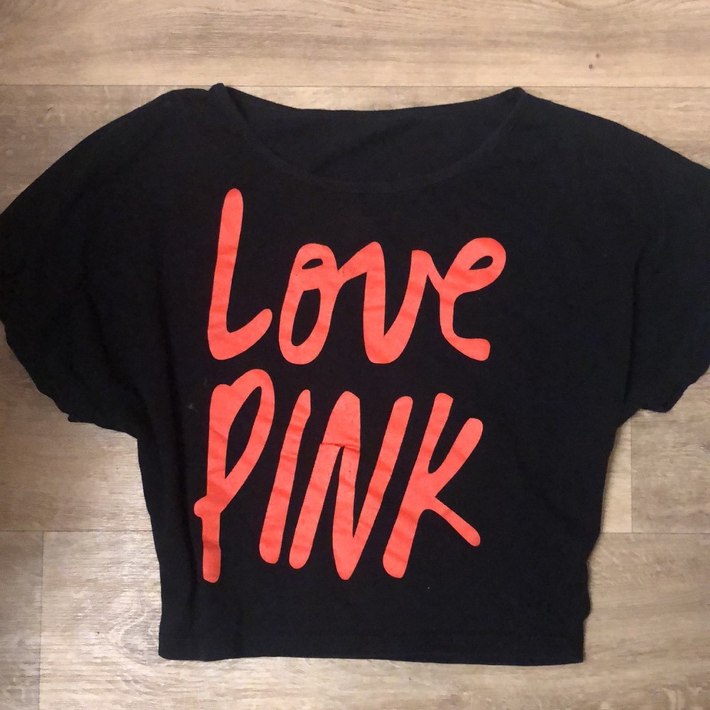 VS PINK CROP TOP (No tag so unsure of size)